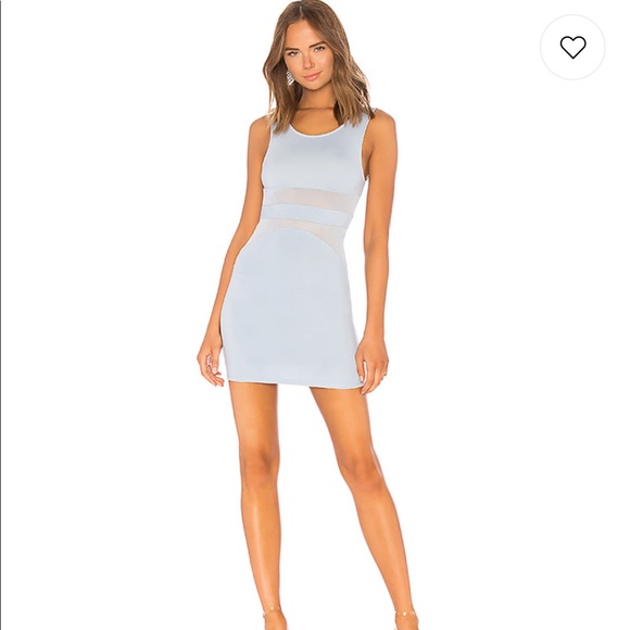 blue bodycon by H;OURS - Picture 2 of 5